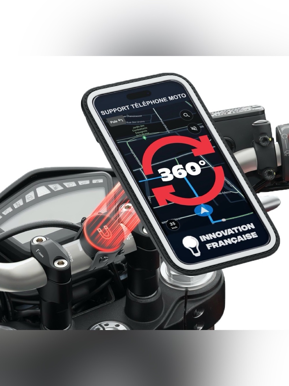 Motorcycle Magnetic Phone Mount
